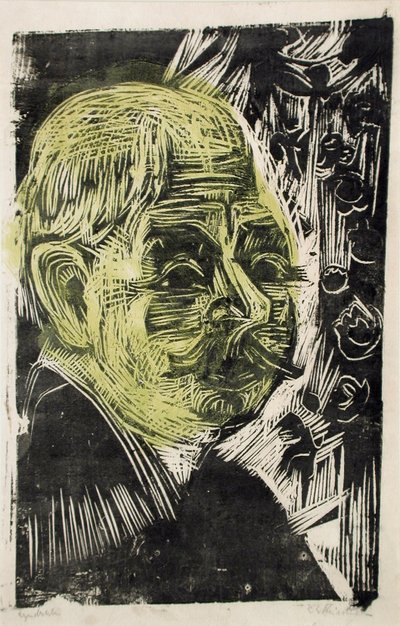 Dr. Spengler portréja, 1919 alkotó: Ernst Ludwig Kirchner