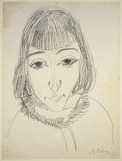 Erna portréja alkotó: Ernst Ludwig Kirchner