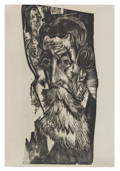 Ludwig Schames portréja alkotó: Ernst Ludwig Kirchner