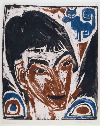 Otto Mueller portréja alkotó: Ernst Ludwig Kirchner
