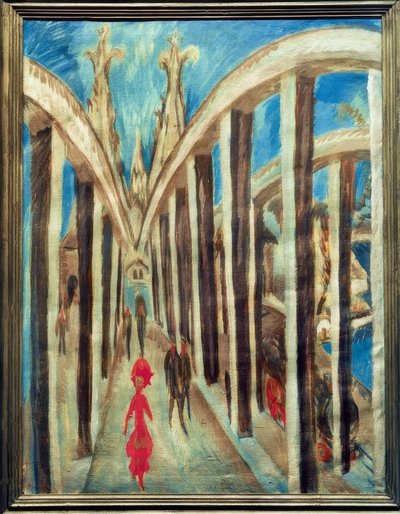 Rajna híd Köln közelében alkotó: Ernst Ludwig Kirchner