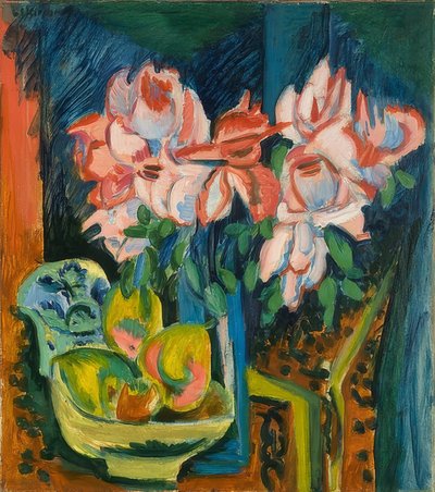 Rosen. 1918 alkotó: Ernst Ludwig Kirchner