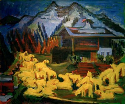 Birkanyáj alkotó: Ernst Ludwig Kirchner