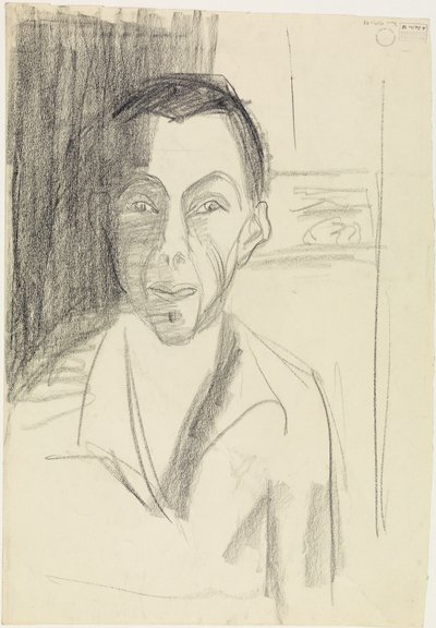 Önarckép alkotó: Ernst Ludwig Kirchner