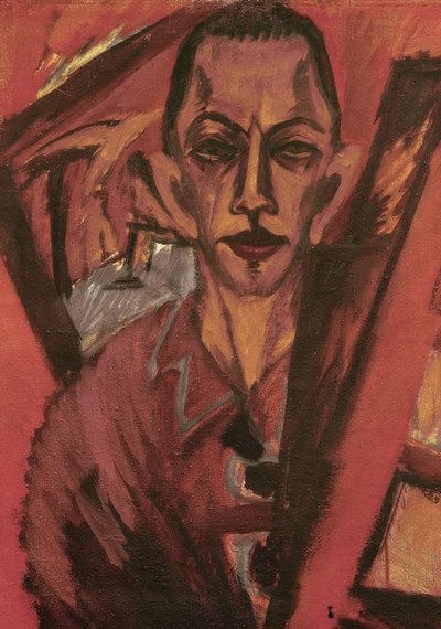 Önarckép alkotó: Ernst Ludwig Kirchner