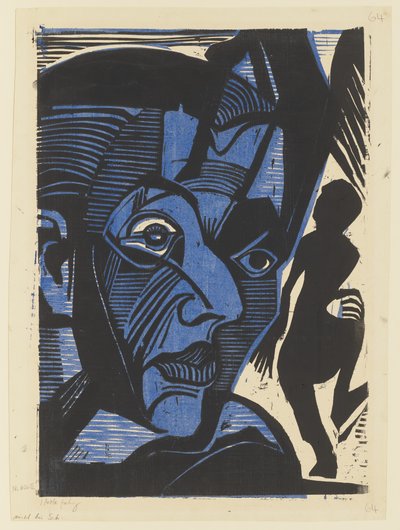Önarckép (A hegyek melankóliája) alkotó: Ernst Ludwig Kirchner