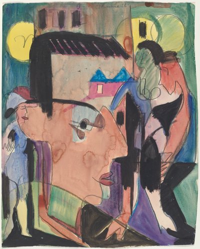Önarckép alkotó: Ernst Ludwig Kirchner