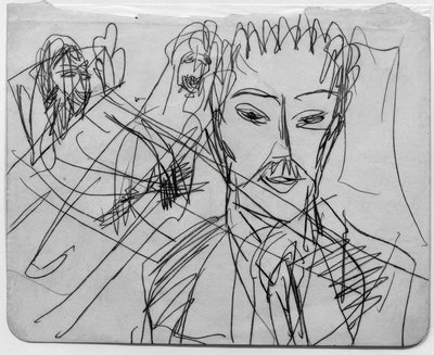 Skizze zu Az emberi vadállat alkotó: Ernst Ludwig Kirchner