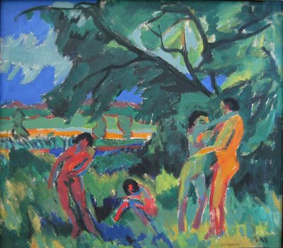 Meztelen emberek játszanak alkotó: Ernst Ludwig Kirchner