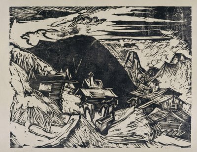 Stafelalp alkotó: Ernst Ludwig Kirchner