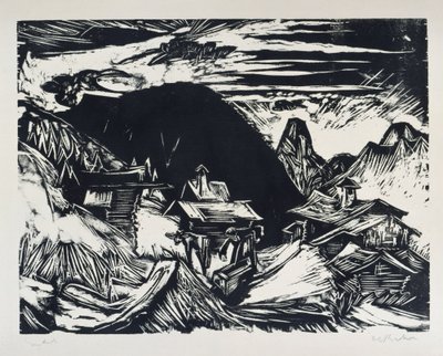 Stafelalp alkotó: Ernst Ludwig Kirchner
