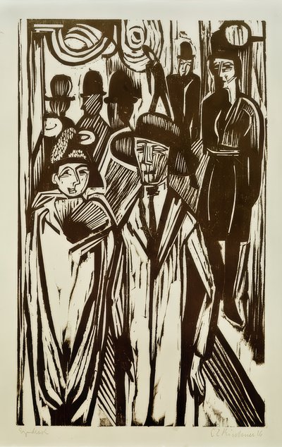 utca alkotó: Ernst Ludwig Kirchner