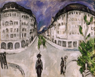Utca a Schöneberg City Parkban alkotó: Ernst Ludwig Kirchner