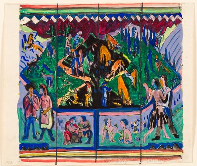 Az élet (Hagemann-terv) alkotó: Ernst Ludwig Kirchner