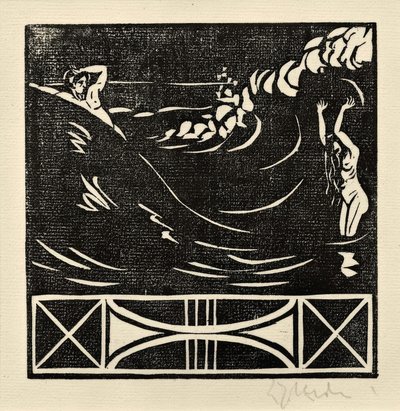 elválasztás alkotó: Ernst Ludwig Kirchner