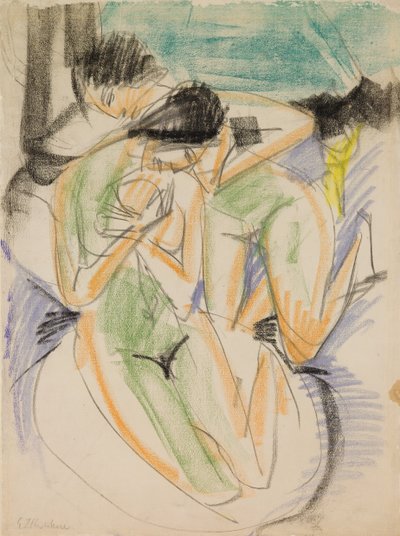 Két akt alkotó: Ernst Ludwig Kirchner