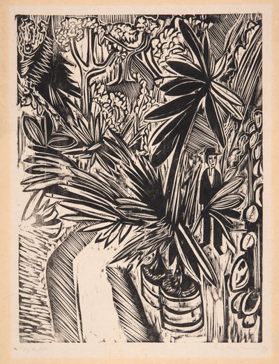 Üvegház. Jena alkotó: Ernst Ludwig Kirchner