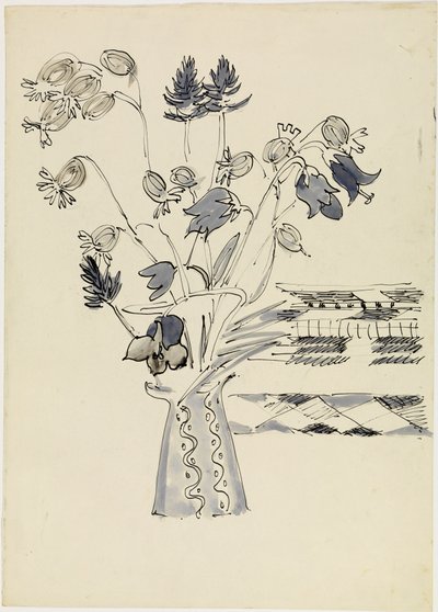 Virágos váza alkotó: Ernst Ludwig Kirchner