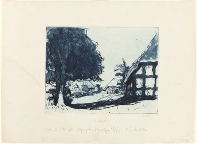 Falu utca alkotó: Ernst Ludwig Kirchner