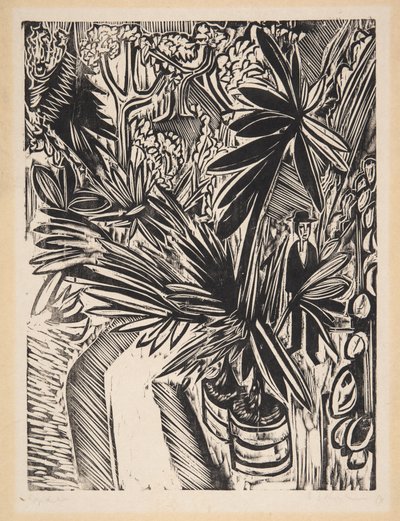 Üvegház. Jena alkotó: Ernst Ludwig Kirchner