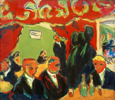 Weinstube alkotó: Ernst Ludwig Kirchner