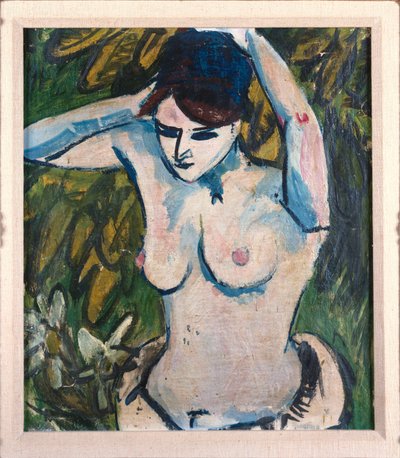Felemelt karú nő, 1910 alkotó: Ernst Ludwig Kirchner