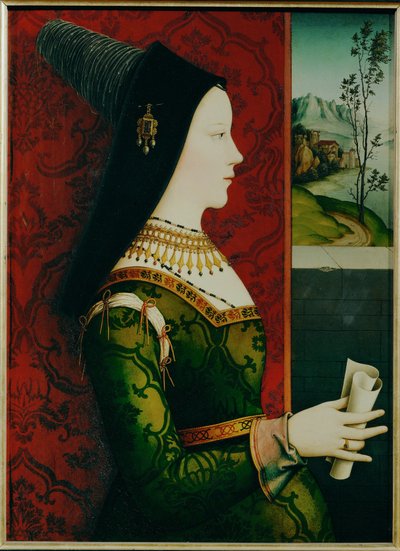 Marie de Bourgogne (festmény fára) alkotó: Ernst Maler