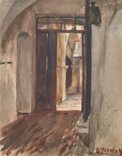Előszoba és udvar alkotó: Ernst Nowak