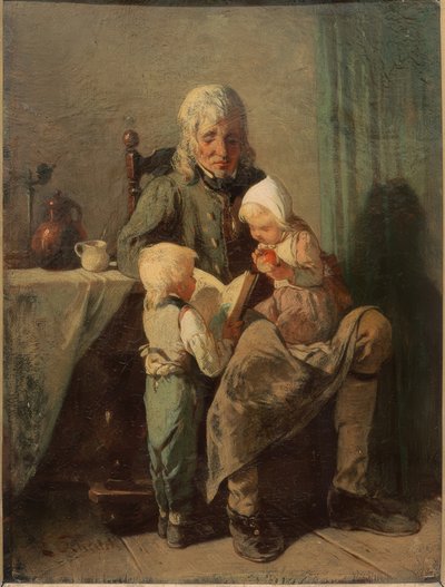 Nagyapa és unokák alkotó: Ernst Schalck