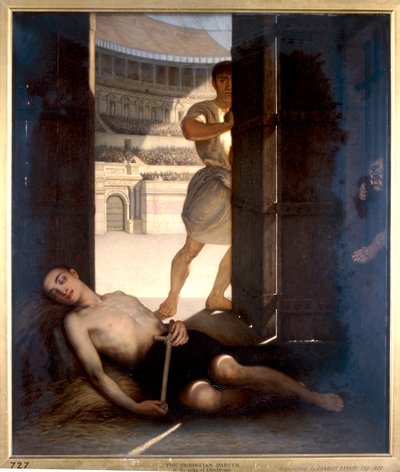 „Egy keresztény mártír”, 1863 alkotó: Ernst Slingeneyer