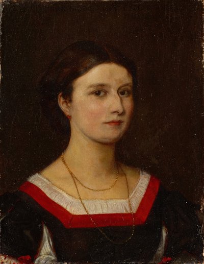 Luise Bachofen-Burckhardt portréja alkotó: Ernst Stückelberg