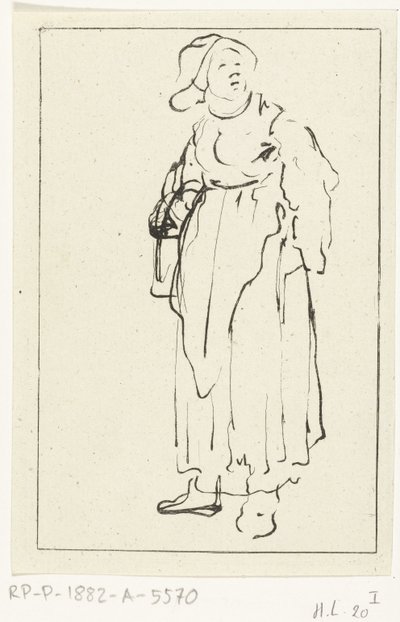 álló gazda felesége alkotó: Ernst Willem Jan Bagelaar