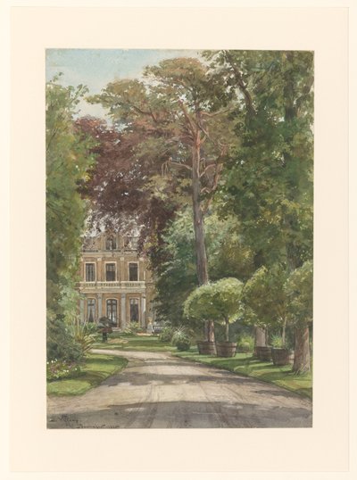 A külső Spaarnhout alkotó: Ernst Witkamp (signed by artist)