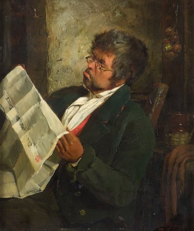 A Hírek olvasása alkotó: Erskine Nicol