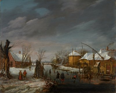 Téli jelenet alkotó: Esaias I van de Velde
