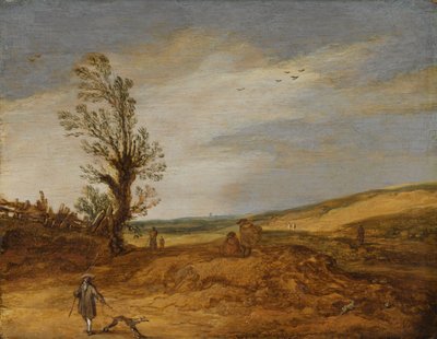 Kilátás a dűnékben alkotó: Esaias van de Velde
