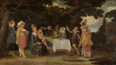 Szabadtéri buli alkotó: Esaias van de Velde