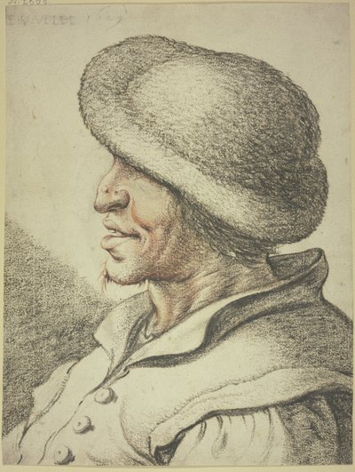 Paraszt mellszobra bal profilban alkotó: Esaias van de Velde