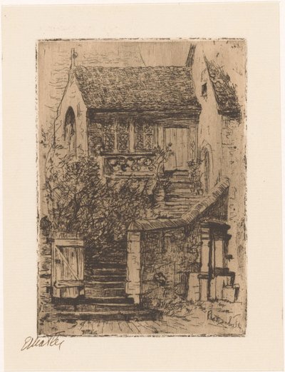 Rothenburg (eredeti cím a tárgyon) alkotó: Etha Fles (signed by artist)