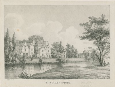 Tamworth – The Moat House: cinkográf, nd [1796-1865] alkotó: Etienne Bruno Hamel