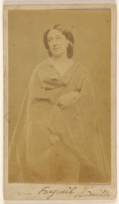 Anais Fargueil, Vaudeville alkotó: Etienne Carjat