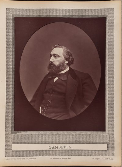 Gambetta alkotó: Etienne Carjat