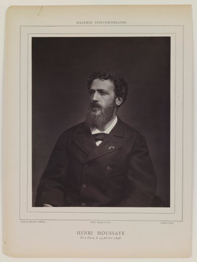 Henri Houssaye alkotó: Etienne Carjat