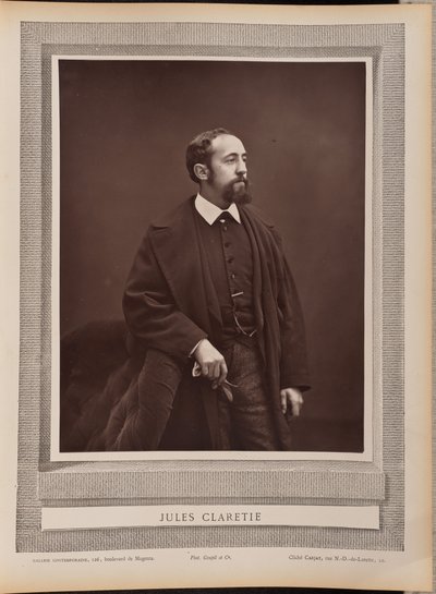 Jules Claretie alkotó: Etienne Carjat