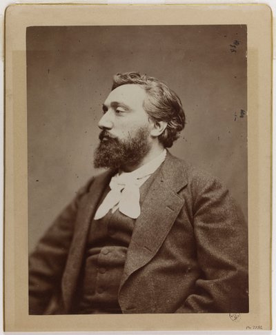 Léon Gambetta (1838-1882), ügyvéd és politikus. alkotó: Etienne Carjat