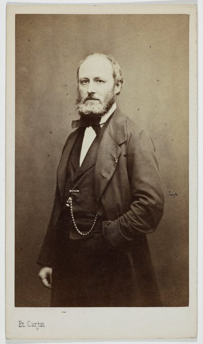 Amédée Achard (1814-1875) regényíró portréja alkotó: Etienne Carjat