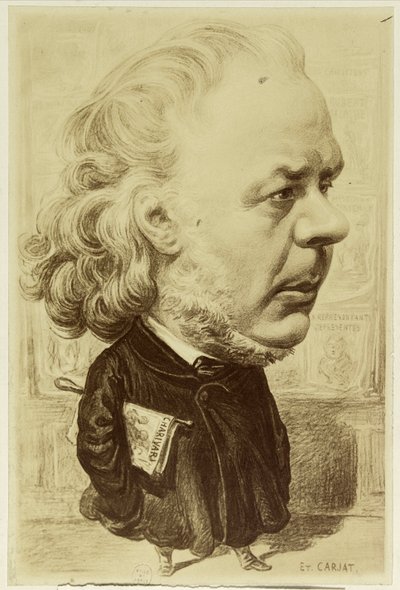 Daumier portréja alkotó: Etienne Carjat