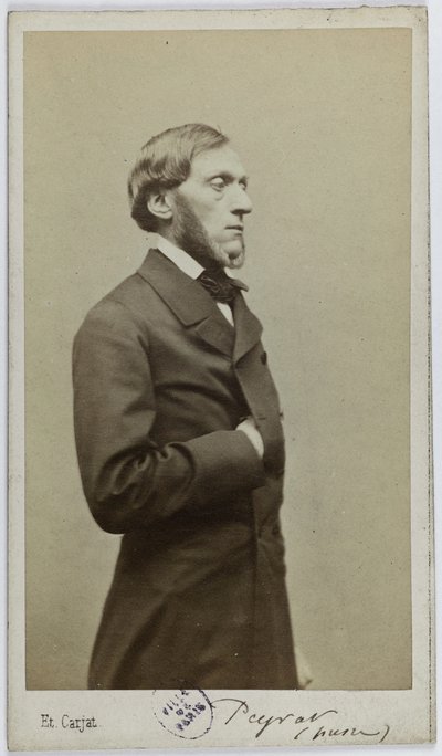 Peyrat Alphonse portréja, (1812 - 1890), (publicista, politikus) alkotó: Etienne Carjat