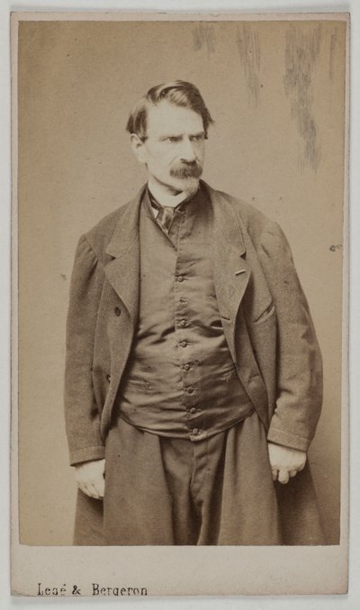 François Delsarte portréja, 1870-90 körül (albumin nyomat) alkotó: Etienne Carjat