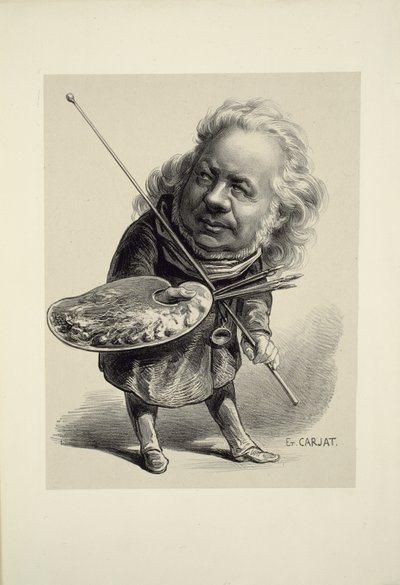 Honoré Daumier portréja alkotó: Etienne Carjat
